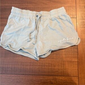 Women's Light Blue Casual Shorts